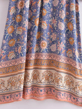 Load image into Gallery viewer, Floral Print ,Beach Bohemian Maxi Dress,Boho Robe