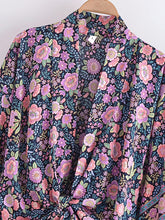 Load image into Gallery viewer, Boho Kimono ,Bohemian Robe ,Bikini Cover Ups