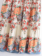 Load image into Gallery viewer, Beach Bohemian Floral Print,High Elastic Waist,Boho Maxi Skirts