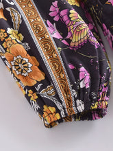 Load image into Gallery viewer, Floral Print,Boho Playsuits,Beach Rompers Jumpsuits
