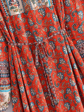 Load image into Gallery viewer, Bohemian Maxi Dress,Boho Dress Robe,Beach Cover-ups