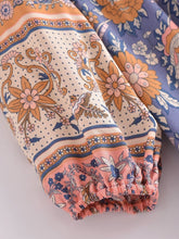 Load image into Gallery viewer, Floral Print ,Beach Bohemian Maxi Dress,Boho Robe