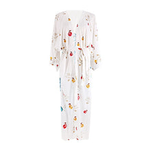 Load image into Gallery viewer, Bird Print Kimono,Bohemian Robe Cover-ups