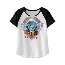 Load image into Gallery viewer, Boho Tees,Vintage T shirt ,Tour World 1984