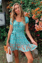 Load image into Gallery viewer, Mini Dress, Boho Sundress,Floral print