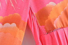 Load image into Gallery viewer, Star and Moon Print Boho Dress,Bohemian Maxi Sundress