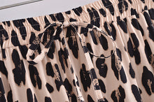 Load image into Gallery viewer, Leopard Print Bohemian Skirt,Rayon Cotton Maxi Boho Skirts