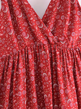 Load image into Gallery viewer, Strap Mini Dress, Boho Dress,Floral Print
