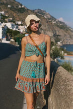Load image into Gallery viewer, Boho Skirt, Mini Skirt, Wild Flower