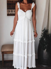 Load image into Gallery viewer, Strapless Ruffles,Wedding Dress,Boho Sundress
