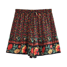 Load image into Gallery viewer, Floral Print ,Bohemian Short ,Beach Boho Shorts
