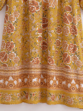 Load image into Gallery viewer, Boho Dress, Bohemian Maxi Dress,Multi Floral print
