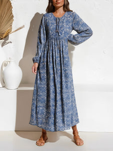 Maxi Dress, Boho Sundress,Floral Print
