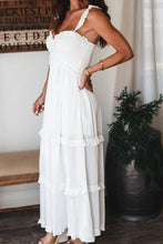 Load image into Gallery viewer, Strapless Ruffles,Wedding Dress,Boho Sundress
