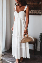Load image into Gallery viewer, Strapless Ruffles,Wedding Dress,Boho Sundress
