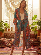 Load image into Gallery viewer, Star and Moon,Bohemian Kimono,Boho Cover-ups
