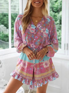 Boho Playsuits,Beach Jumpsuits,Bohemian Playsuits