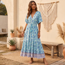 Load image into Gallery viewer, Bohemian Maxi Dresses,Tassel Boho Dress
