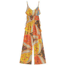 Load image into Gallery viewer, Multi Floral Print, Bohemian Beach Rompers,Boho Playsuits

