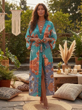 Load image into Gallery viewer, Star and Moon,Bohemian Kimono,Boho Cover-ups
