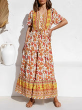 Load image into Gallery viewer, Maxi Dress, Boho Sundress,Floral print
