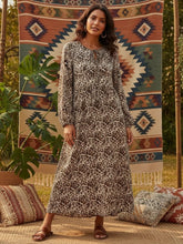 Load image into Gallery viewer, Leopard Print,Bohemian Dress,Boho Dress Robe
