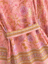Load image into Gallery viewer, Boho Short Robe,Beach Bohemian Kimono ,Bikini Cover-ups
