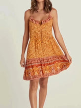Load image into Gallery viewer, Mini Dress, Boho Sundress,Floral Print
