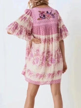Load image into Gallery viewer, Mini Dress, Boho Dress,Floral Print
