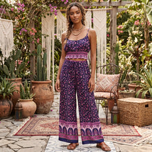 Load image into Gallery viewer, Boho Sets,Long Pants and Tops,Wild Floral
