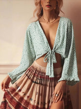 Load image into Gallery viewer, Wild Floral Print ,Short Kimono ,Bikini Cover-ups
