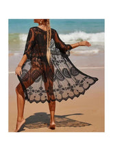 Load image into Gallery viewer, Lace Mesh Crochet ,Beach Boho Kimono,Bikini Cover-ups
