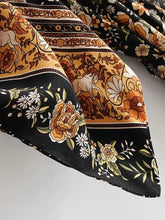 Load image into Gallery viewer, Floral Horse Print ,boho Kimono ,Bohemian Robe
