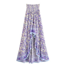 Load image into Gallery viewer, Floral Print, Irregular Sexy High Low , Boho Maxi Skirts
