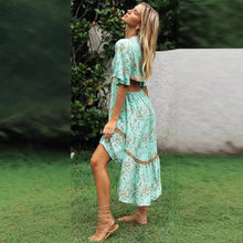 Load image into Gallery viewer, Boho Dress,Maxi Dress, Meilisa Floral
