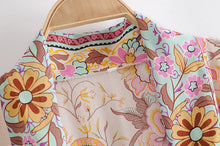 Load image into Gallery viewer, Peacock Print Kimono,Boho Kimono,Bohemian Style
