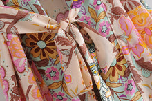 Load image into Gallery viewer, Peacock Print Kimono,Boho Kimono,Bohemian Style
