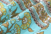 Load image into Gallery viewer, Boho Sets, Green Floral Print ,Pants and Tops
