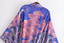 Load image into Gallery viewer, Star and Moon,Boho Cover-ups,Bohemian kimono
