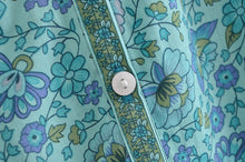 Load image into Gallery viewer, Green Floral Print, Loose Blouses ,Boho Shirts
