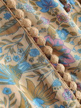 Load image into Gallery viewer, Maxi Dress, Boho Dress,Blue Floral Print
