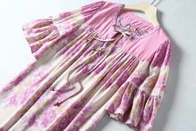 Load image into Gallery viewer, Mini Dress, Boho Dress,Floral Print
