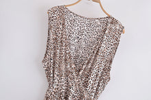Load image into Gallery viewer, Leopard Print ,Bohemian Maxi Dress, Boho Sundress
