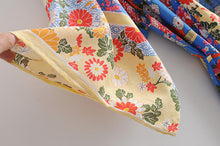 Load image into Gallery viewer, Floral Bird Print , Bohemian Kimono, Boho Maxi Dress Robe
