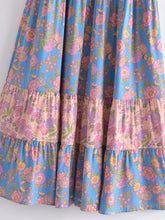 Load image into Gallery viewer, Floral Print ,Bohemian Maxi Dress,Boho Sundress
