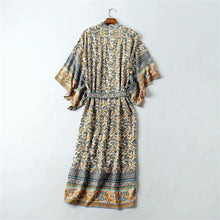 Load image into Gallery viewer, Boho Kimono , Bikini Cover-ups,Batwing Sleeve
