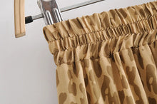 Load image into Gallery viewer, Leopard Printed Ruffles Tassel ,Bohemian Pleated Skirt,Boho Mini Skirt
