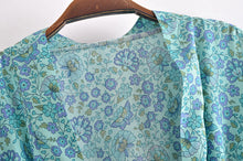 Load image into Gallery viewer, Bohemian Robe ,Boho Kimono,Floral Print
