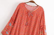 Load image into Gallery viewer, Mini Dress, Boho Sundress,Bohemian Cover up
