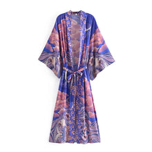 Load image into Gallery viewer, Star and Moon,Boho Cover-ups,Bohemian kimono
